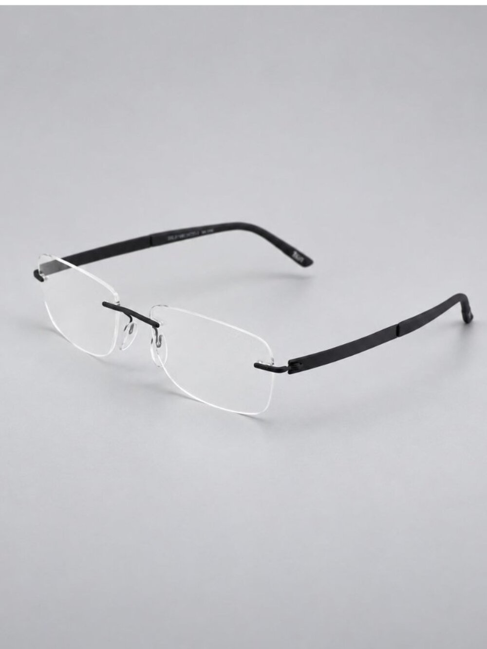 Silhouette TITAN IMPESSIONS 7775/75 6060 Eyeglasses Black 54mm Rectangle Frame